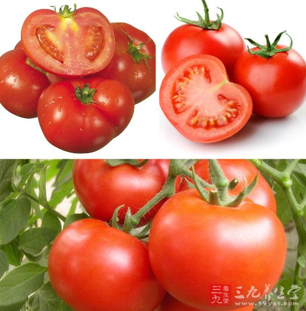 西红柿具有保养皮肤、消除雀斑的功效